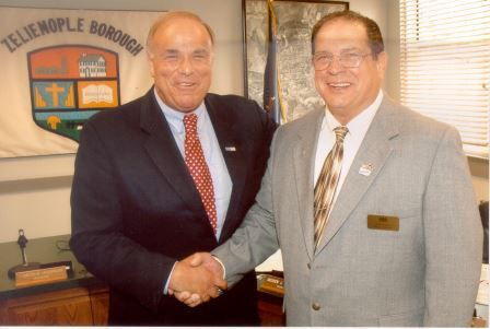 PSAB Past President Tom Oliverio and former Gov. Ed Rendell